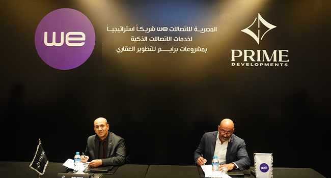 Prime Developments Telecom Egypt signing